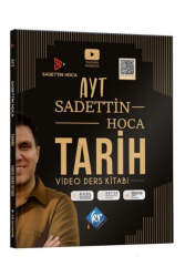 KR Akademi Yayınları 2025 AYT Tarih Sadettin Hoca Video Ders Kitabı - KR Akademi