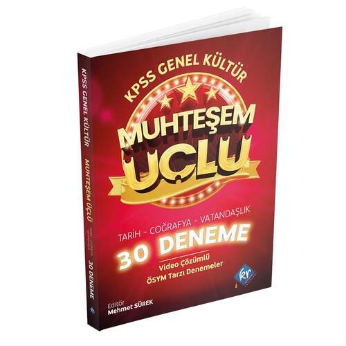KR Akademi KPSS Genel Kültür Muhteşem Üçlü 30 Deneme