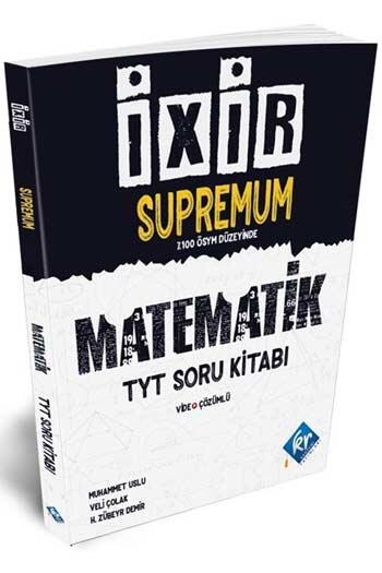 KR Akademi TYT Matematik İxir Supremum Video Çözümlü Soru Kitabı