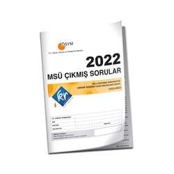 KR Akademi - KR Akademi Yayınları 2022 MSÜ Çıkmış Sorular Tıpkı Basım Kitapçığı