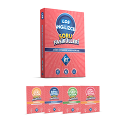 KR Akademi - KR Akademi Yayınları 8. Sınıf Lgs İngilizce Soru Fasikülleri Dört Çeyreklik Soru Bankası