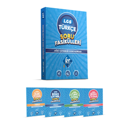 KR Akademi - KR Akademi Yayınları 8. Sınıf LGS Türkçe Soru Fasikülleri Dört Çeyreklik Soru Bankası