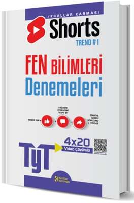 Krallar Karması Yayınları TYT Fen Bilimleri 4 x 20 Shorts Deneme - 1