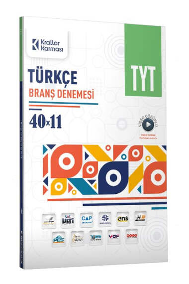 Krallar Karması Yayınları 2024 TYT Türkçe 40x11 Branş Denemesi - 1