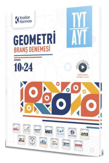 Krallar Karması 2024 TYT AYT Geometri 10 x 24 Branş Denemesi - 1