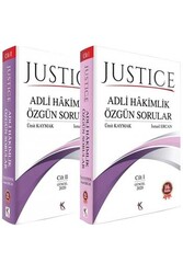 Kuram Kitap - Kuram Kitap JUSTİCE Adli Hakimlik Özgün Sorular 2 Cilt Ağustos 2020