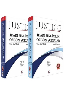 Kuram Kitap Justice İdari Hakimlik Özgün Sorular 2 Cilt Ağustos 2020 - 1