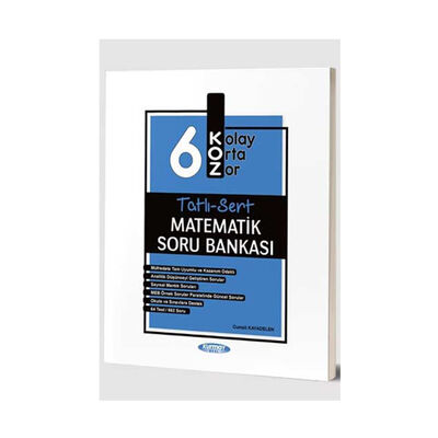 Kurmay Okul Yayınları 6. Sınıf Matematik KOZ Tatlı Sert Soru Bankası - 1