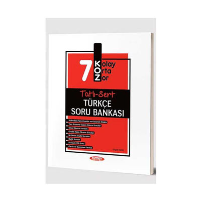 Kurmay Okul Yayınları 7. Sınıf Türkçe KOZ Tatlı Sert Soru Bankası - 1