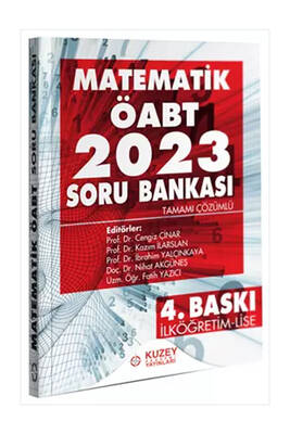 Kuzey Akademi Yayınları 2019 ÖABT İlköğretim Lise Matematik 2023 Soru Bankası - 1