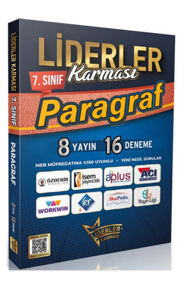 Liderler Karması 7. Sınıf Paragraf Denemeleri 8 Yayın 16 Deneme - 1