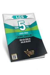 Liderler Karması Yayınları 2025 8. Sınıf LGS Din Kültürü ve Ahlak Bilgisi Son 5 Yıl Çıkmış Sorular - Liderler Karması