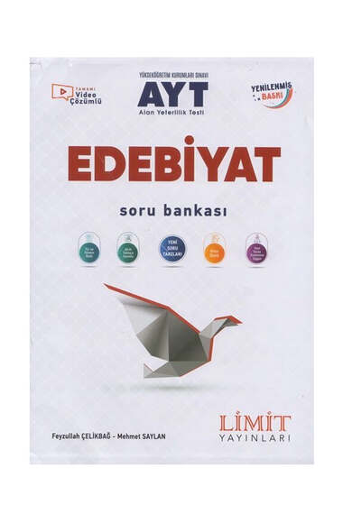 Limit Yayınları AYT Edebiyat Soru Bankası Video Çözümlü - 1