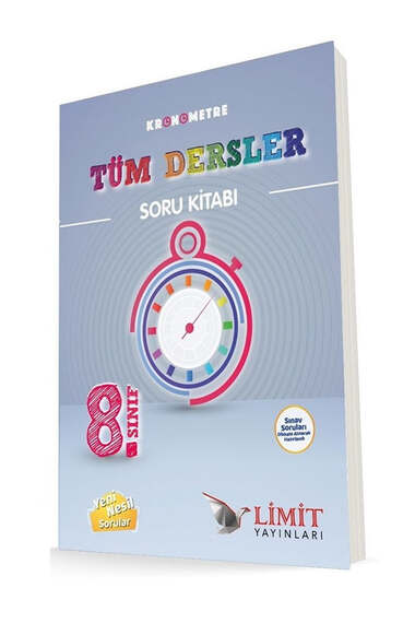 Limit Yayınları 8.Sınıf Kronometre Tüm Dersler Soru Bankası - 1
