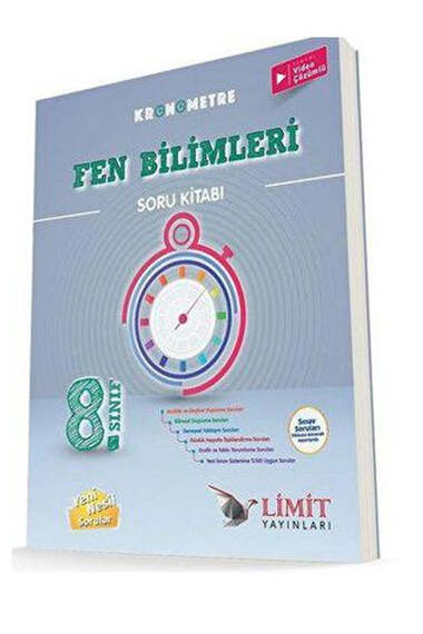 Limit Yayınları 8.Sınıf Kronometre Fen Bilimleri Soru Bankası - 1