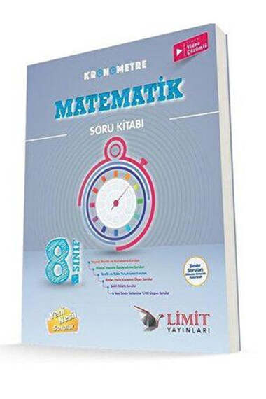 Limit Yayınları 8.Sınıf Kronometre Matematik Soru Bankası - 1