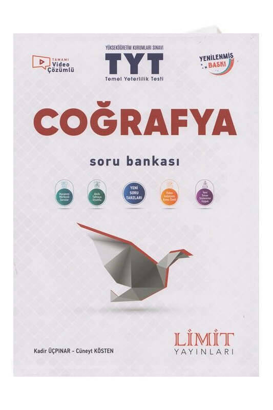 Limit Yayınları TYT Coğrafya Soru Bankası (Yenilenmiş Baskı)