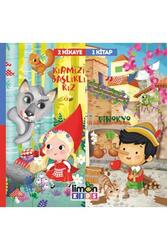 LimonKIDS - 2 Hikaye 1 Kitap Kırmızı Başlıklı Kız Pinokyo LimonKIDS