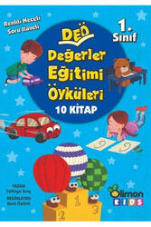 DEÖ Değerler Eğitimi Öyküleri 1. Sınıf 10 Kitap Takım LimonKIDS - LimonKIDS