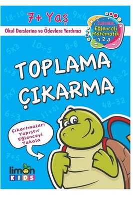 Çıkartmalı Toplama Çıkartma İlk Okul Eğlenceli Matematik LimonKIDS - 1