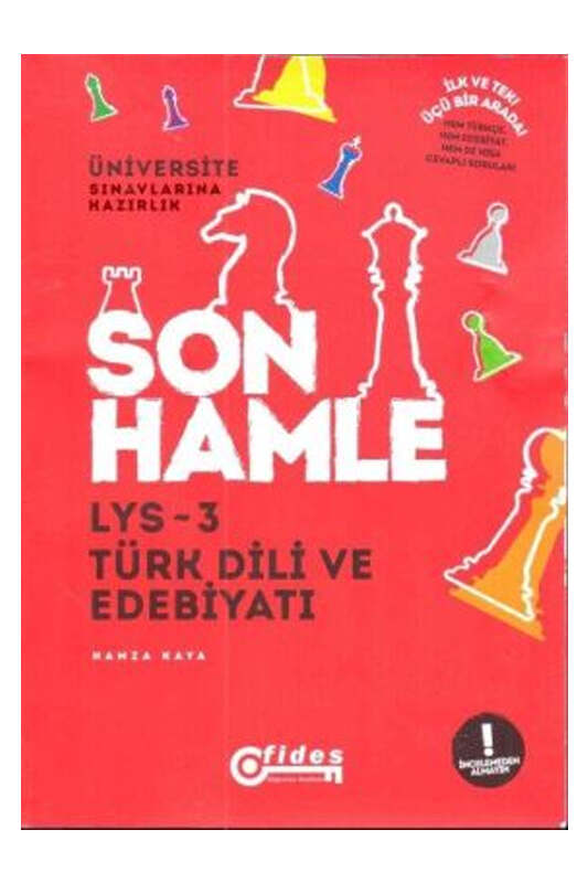 Fides Yayınları LYS Son Hamle 3 Türk Dili ve Edebiyatı