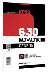 Marka Yayınları - Marka KPSS Matematik 6x30 Deneme Video Çözümlü Marka Yayınları