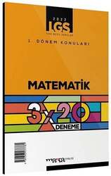 Marka Yayınları - Marka Yayınları 2022 8. Sınıf LGS 1. Dönem Matematik 3 x 20 Deneme