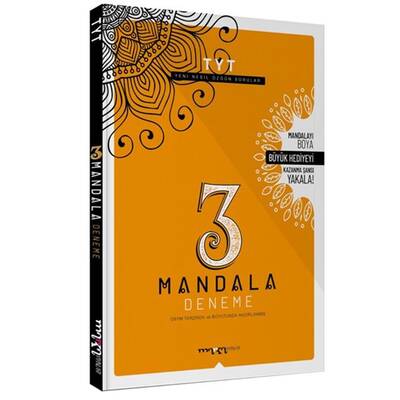 2021 TYT 3 Deneme ÖSYM Tarzı 3 Mandala Hediyeli Marka Yayınları - 1