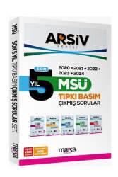 Marka Yayınları 2025 Arşiv Serisi MSÜ Son 5 Yıl Tıpkı Basım Fasikül Fasikül Çıkmış Sorular - Marka Yayınları
