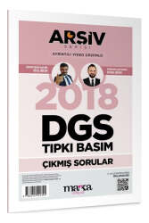 Marka Yayınları 2018 DGS Arşiv Serisi Tıpkı Basım Çıkmış Sorular - Marka Yayınları