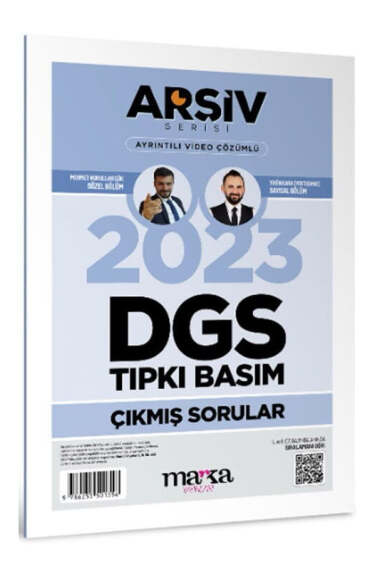 Marka Yayınları 2023 DGS Arşiv Serisi Tıpkı Basım Çıkmış Sorular - 1