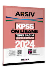 Marka Yayınları 2024 KPSS Arşiv Serisi Ön Lisans Tıpkı Basım Çıkmış Sorular - Marka Yayınları