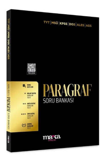 Marka Yayınları KPSS TYT MSÜ DGS ALES MEB-AGS Paragraf Soru Bankası - 1