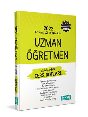 Markaj Yayınları 2022 T.C. Milli Eğitim Bakanlığı Uzman Öğretmen Bir Öğretmenin Ders Notları - 1