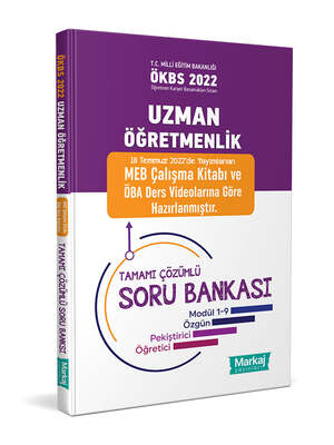 Markaj Yayınları Uzman Öğretmenlik Tamamı Çözümlü Soru Bankası - 1