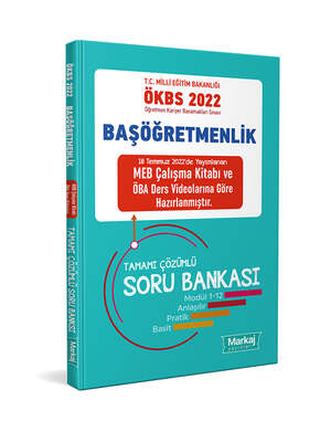 Markaj Yayınları Başöğretmen Tamamı Çözümlü Soru Bankası - 1