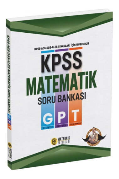 Matronik Yayınları Bıyıklı Matematik KPSS GPT Matematik Soru Bankası - 1