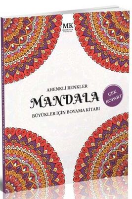 ​Ahenkli Renkler Büyükler İçin Boyama Kitabı Mandala MK Mavi Kalem Yayınları - 1