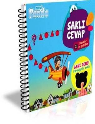 Saklı Cevap 2-Renkler ve Şekiller Mavi Panda Yayınları - 1