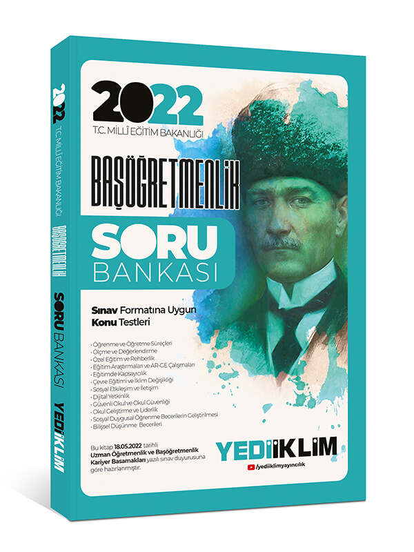 Yediiklim Yayınları MEB Öğretmenlik Kariyer Basamakları Başöğretmenlik Soru Bankası