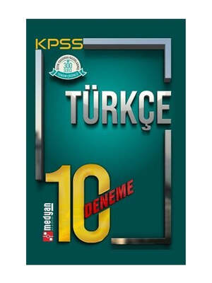 Medyan Yayınları KPSS Türkçe 10 Deneme - 1