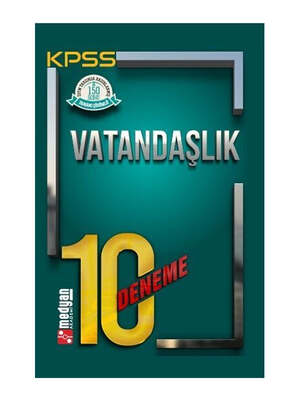 Medyan Yayınları KPSS Vatandaşlık 10 Deneme - 1