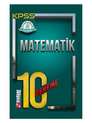 Medyan Yayınları KPSS Matematik 10 Deneme - 1