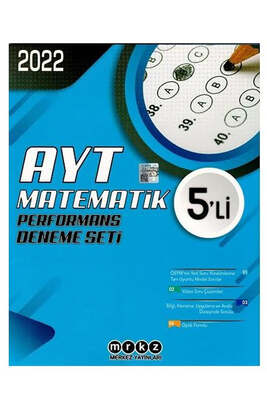Merkez Yayınları AYT Matematik 5 li Performans Deneme Seti - 1
