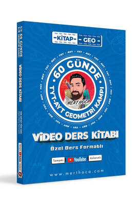 Mert Hoca Yayınları 60 Günde TYT-AYT Geometri Kampı Video Ders Kitabı - 1