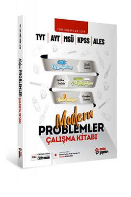 Metin Yayınları 2022 Tüm Sınavlar İçin Modern Problemler Çalışma Kitabı - 1