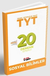 Metin Yayınları - ​Metin Yayınları TYT Sosyal Bilimler 20 Deneme Sınavı