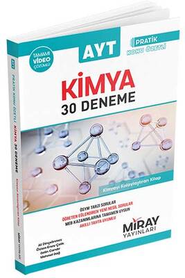 Miray Yayınları AYT Kimya Tamamı Video Çözümlü 30 Deneme - 1