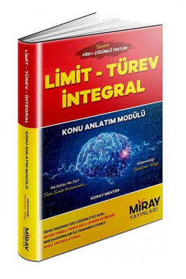 Miray Yayınları AYT Limit Türev İntegral Konu Anlatım Modülü - 1