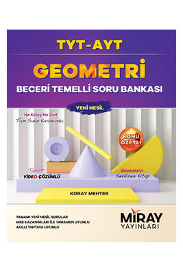 Miray Yayınları TYT AYT Geometri Beceri Temelli Soru Bankası - 1